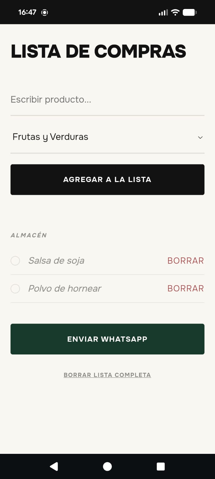 SuperList collaborative shopping list preview