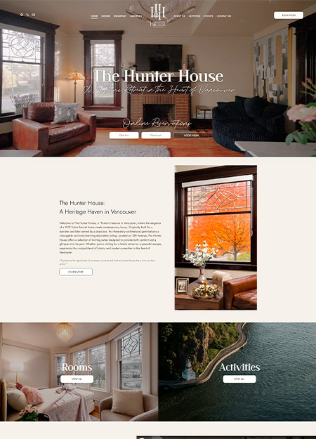 preview image of Hunter House Hotel's website