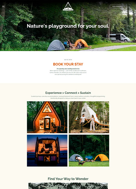 preview image of Wunderland Resort's website